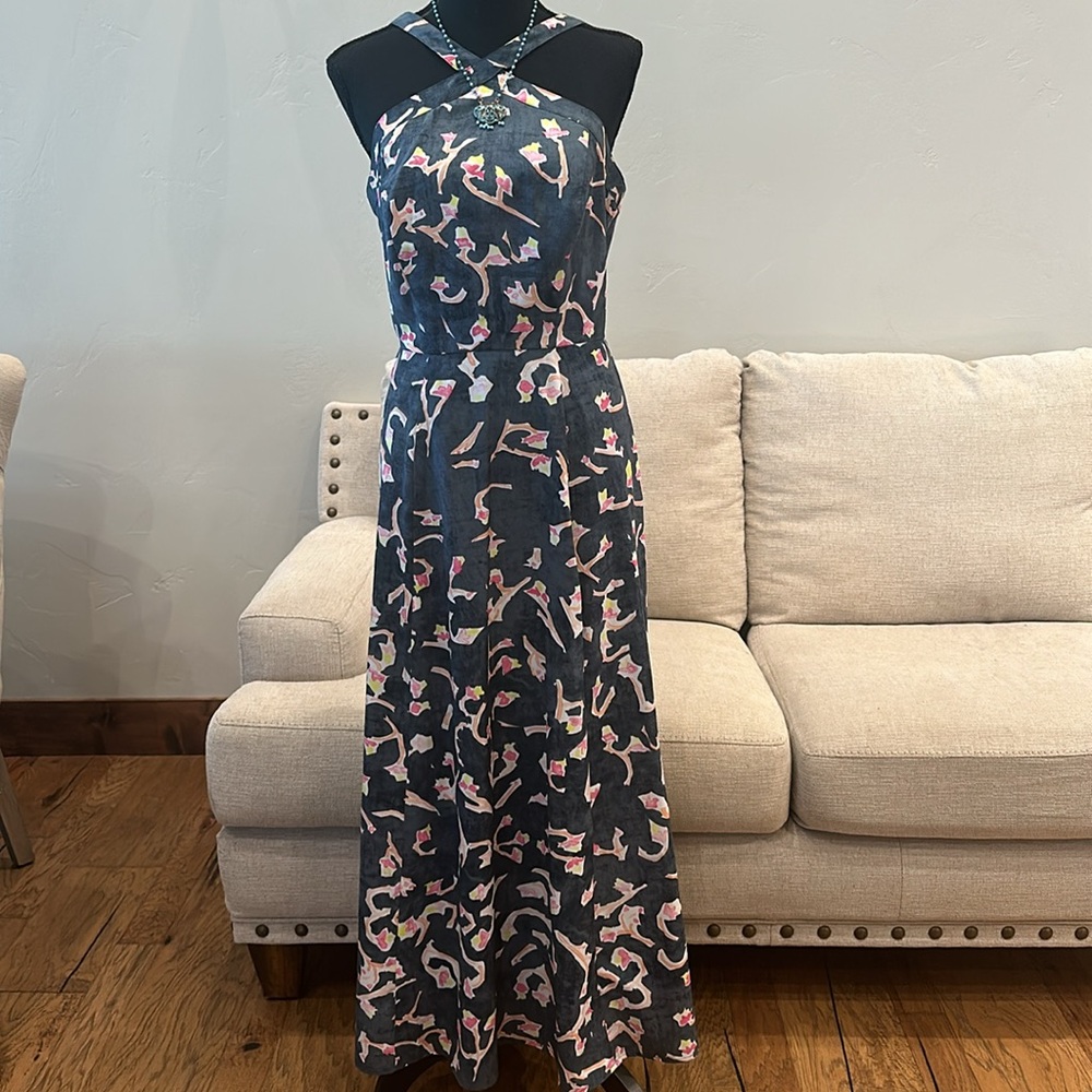 Cabi 5269 Aurora Paradise Blue Floral Dress